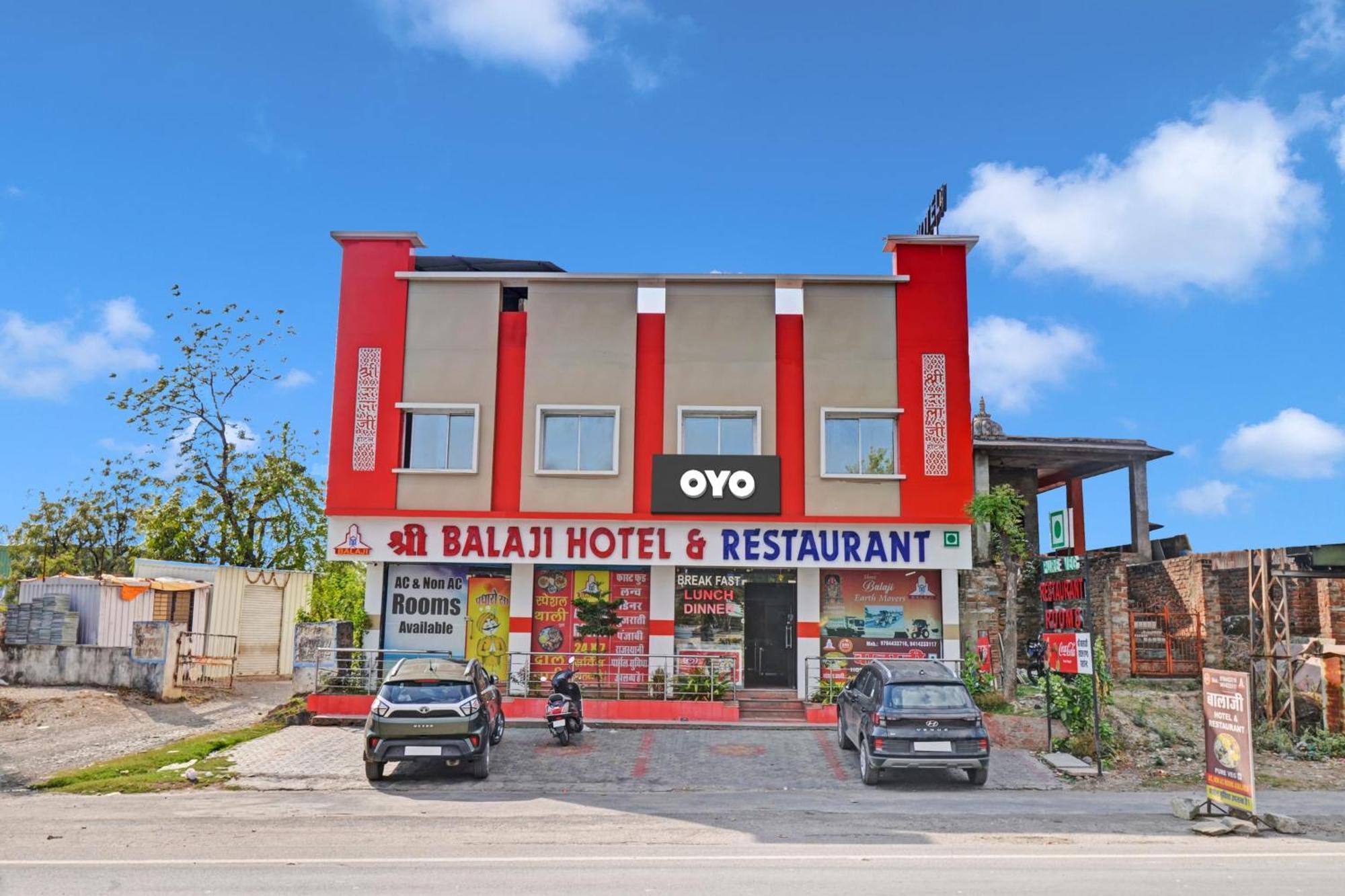 Hotel O Shree Balaji Hotel & Restaurant Bedla Esterno foto
