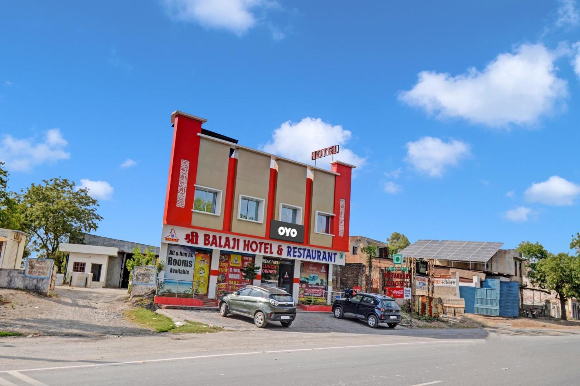 Hotel O Shree Balaji Hotel & Restaurant Bedla Esterno foto